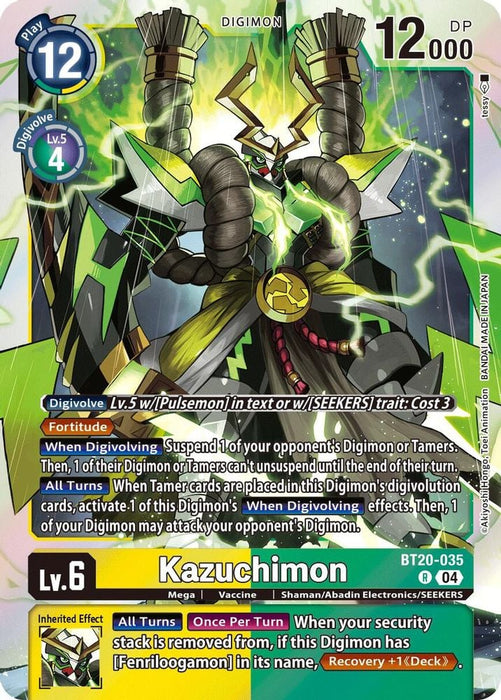 Kazuchimon (#BT20-035 R) (Release Special Booster 2.5) Near Mint Foil