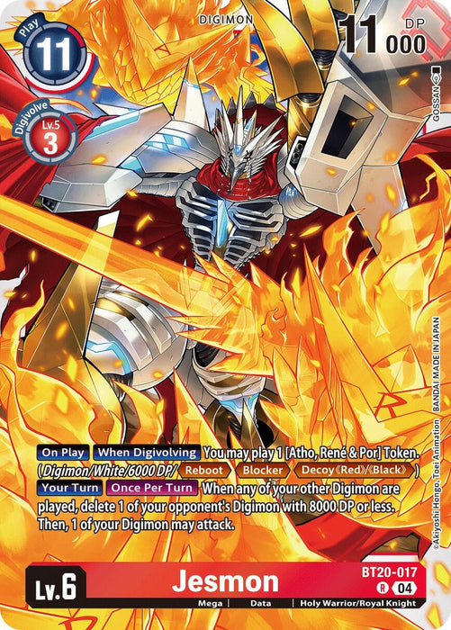 Image for Jesmon (BT20-017 R) - Digimon Card Game