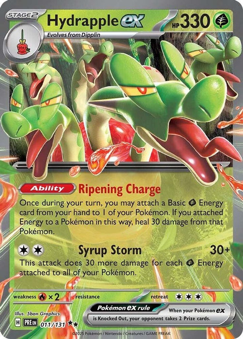 Hydrapple ex (#011/131) (SV: Prismatic Evolutions) Near Mint Holofoil