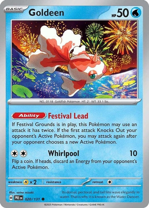 Goldeen (#020/131) (SV: Prismatic Evolutions) Near Mint