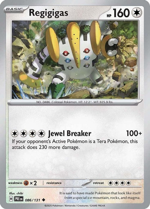 Regigigas (#086/131) (SV: Prismatic Evolutions) Near Mint