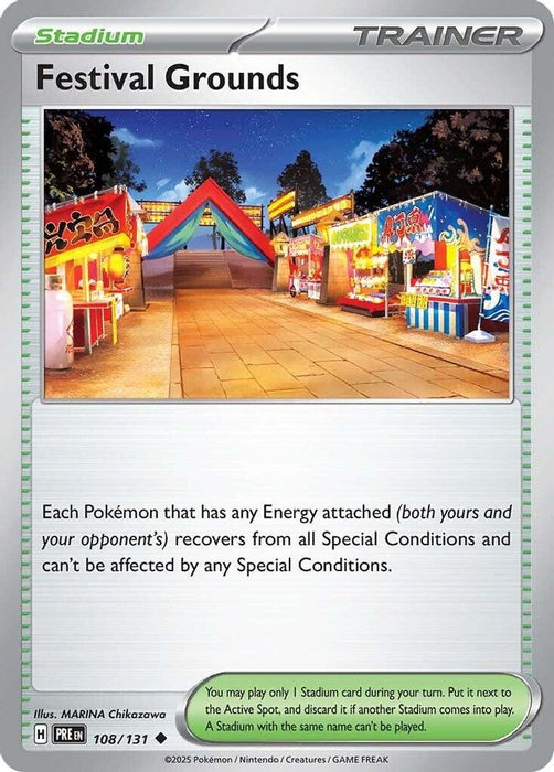 Festival Grounds (#108/131) (SV: Prismatic Evolutions) Near Mint
