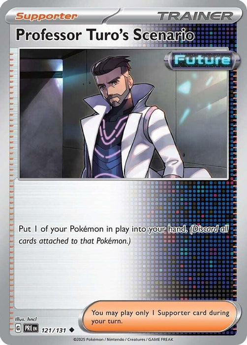 Professor Turos Scenario (#121/131) (SV: Prismatic Evolutions) Near Mint Reverse Holofoil