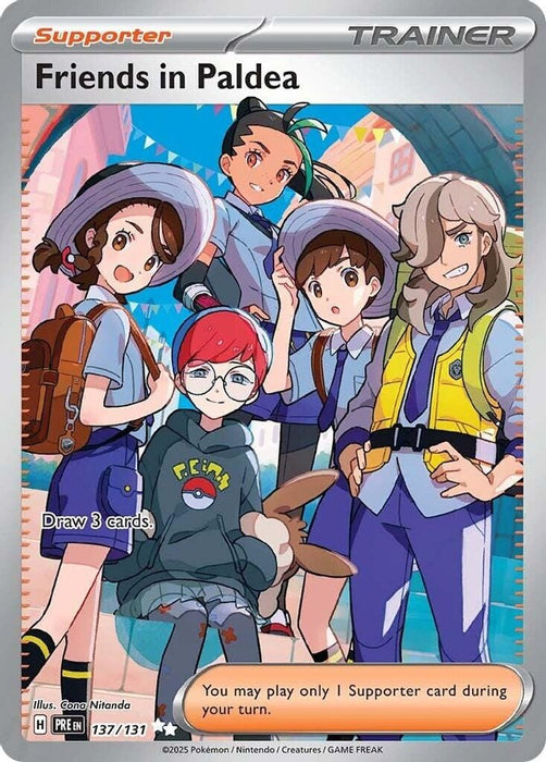 Friends in Paldea 137 131 (#137/131) (SV: Prismatic Evolutions) Near Mint Holofoil