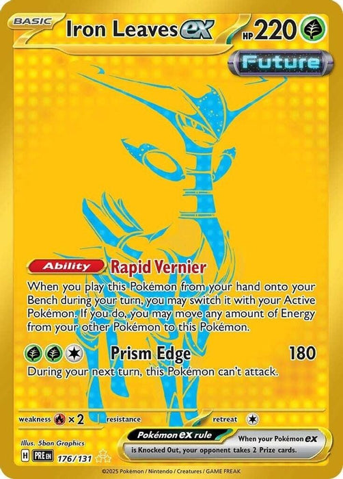 Iron Leaves ex (#176/131) (SV: Prismatic Evolutions) Near Mint Holofoil