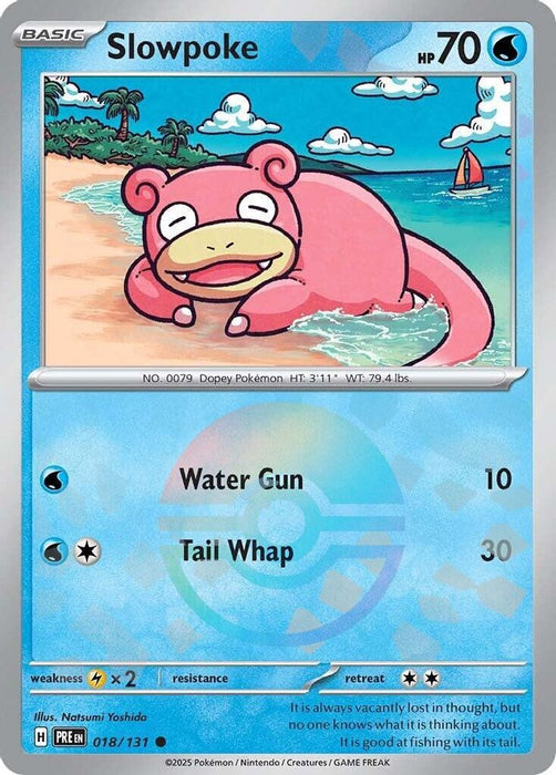 Slowpoke (Poke Ball Pattern) (#018/131) (SV: Prismatic Evolutions) Near Mint Holofoil
