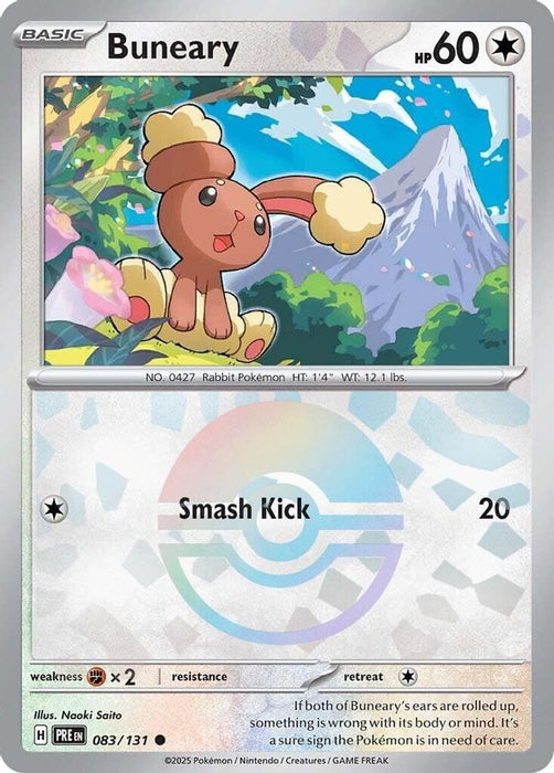 Buneary Poke Ball Pattern (#083/131) (SV: Prismatic Evolutions) Near Mint Holofoil