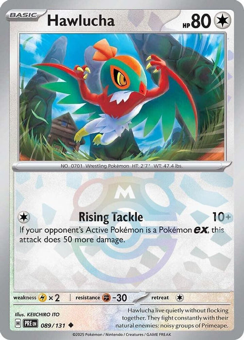 Hawlucha Master Ball Pattern (#089/131) (SV: Prismatic Evolutions) Near Mint Holofoil