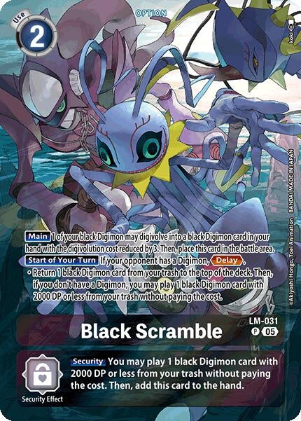Image for Black Scramble (Alternate Art) (LM-031 P) - Digimon Card Game