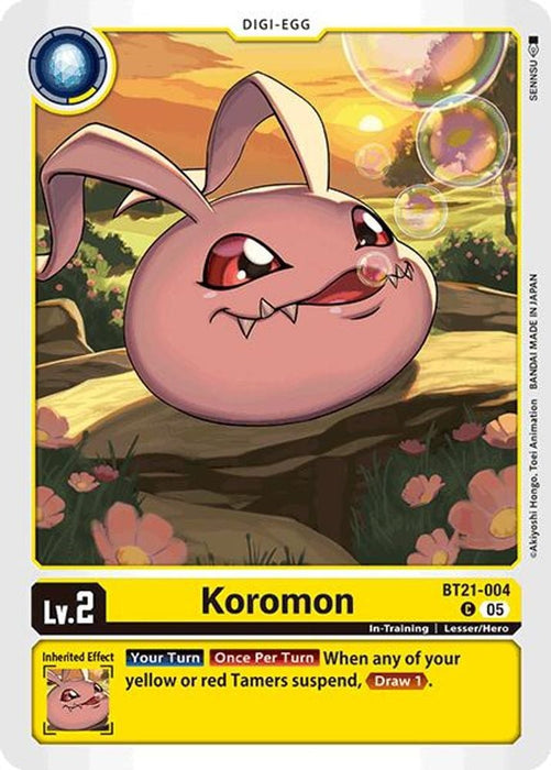 Koromon (#BT21-004 C) (World Convergence) Near Mint