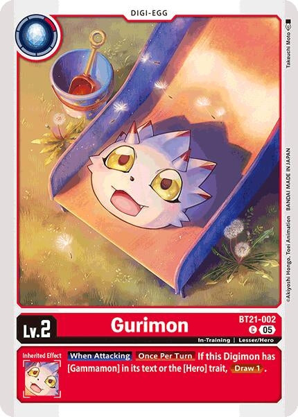Image for Gurimon (BT21-002 C) - Digimon Card Game