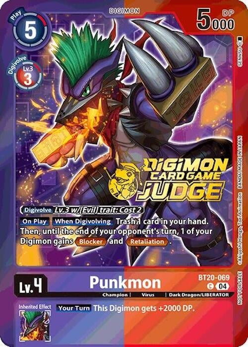 Image for Punkmon (Judge Pack 2025 Wave 1) (BT20-069 C) - Digimon Card Game