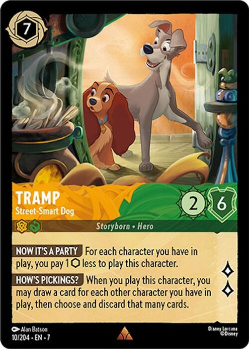 Tramp - Street-Smart Dog (#10/204) (Archazia's Island) Near Mint