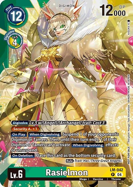 Image for Rasielmon (Limited Card Pack) (LM-042 P) - Digimon Card Game