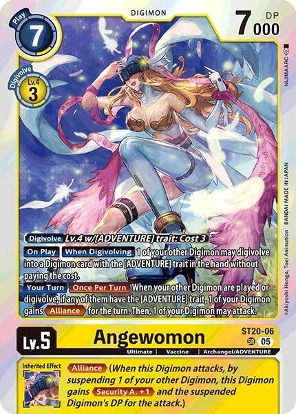 Image for Angewomon (ST20-06 SR) - Digimon Card Game