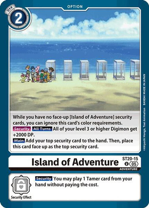 Island of Adventure (#ST20-15 U) (Starter Deck 20: Protector of Light) Near Mint