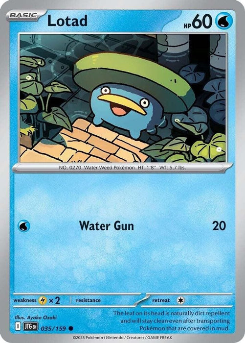 Lotad (#035/159) (SV09: Journey Together) Near Mint Reverse Holofoil