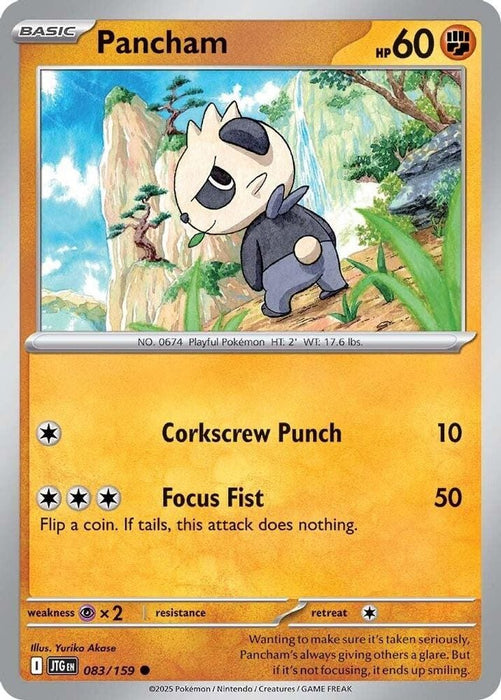 Pancham (#083/159) (SV09: Journey Together) Near Mint Reverse Holofoil
