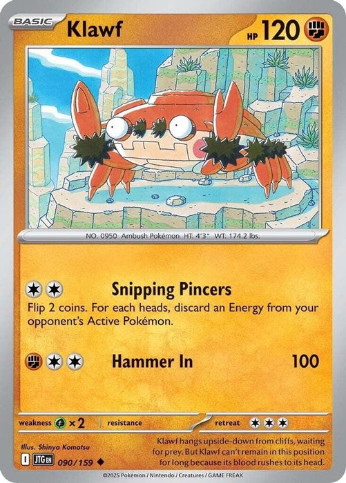 Klawf (#090/159) (SV09: Journey Together) Near Mint Reverse Holofoil