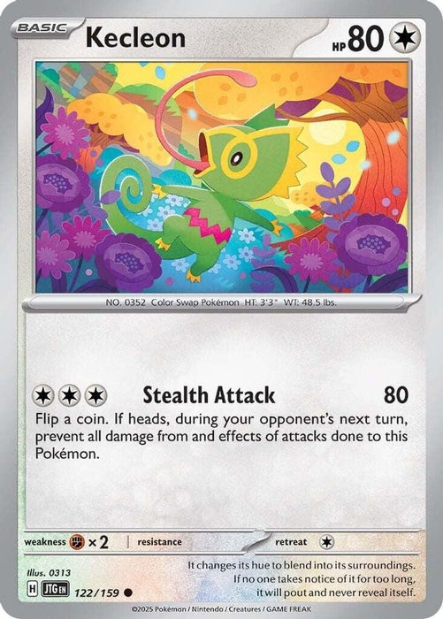 Kecleon (#122/159) (SV09: Journey Together) Near Mint Reverse Holofoil