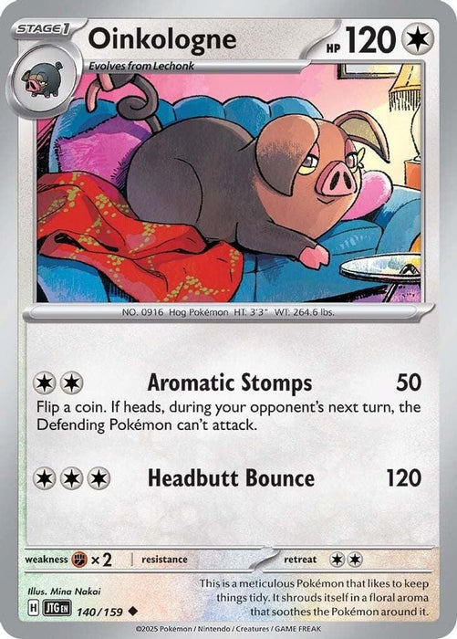 Oinkologne (#140/159) (SV09: Journey Together) Near Mint Reverse Holofoil