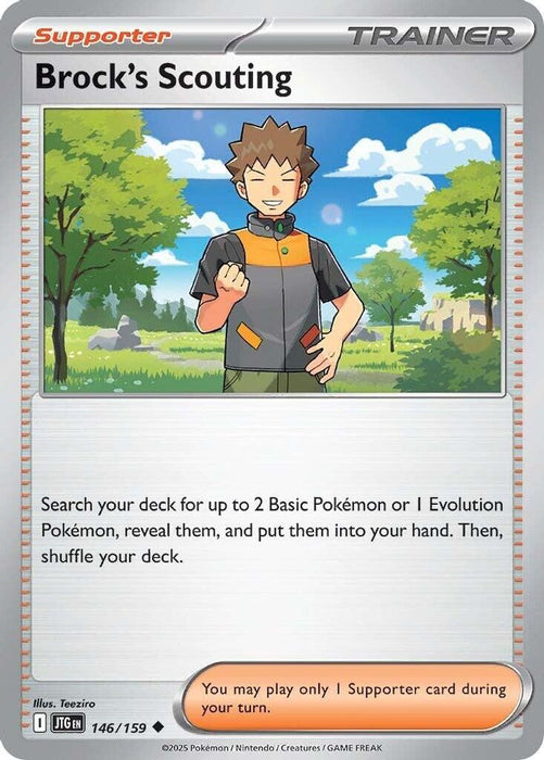 Brock's Scouting - 146/159 (#146/159) (SV09: Journey Together) Near Mint