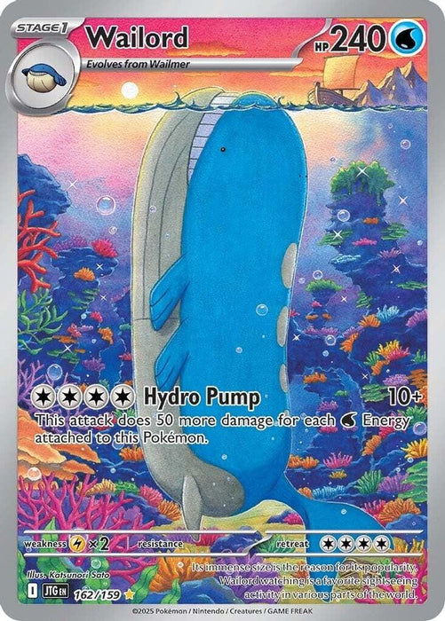 Wailord - 162/159 (#162/159) (SV09: Journey Together) Near Mint Holofoil