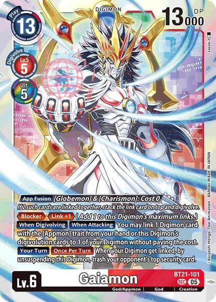 Image for Gaiamon (BT21-101 SEC) - Digimon Card Game
