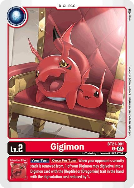 Image for Gigimon (BT21-001 C) - Digimon Card Game
