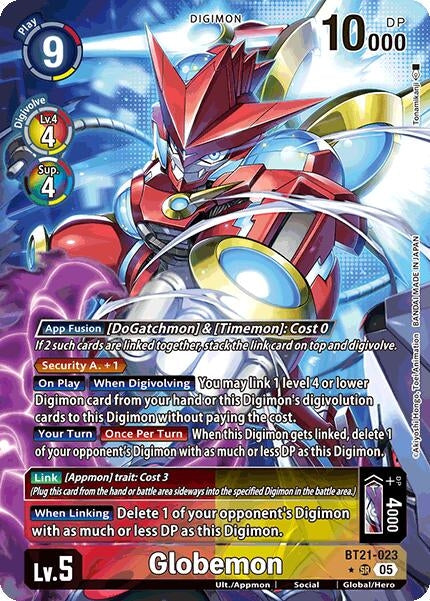 Image for Globemon (Alternate Art) (BT21-023 SR) - Digimon Card Game