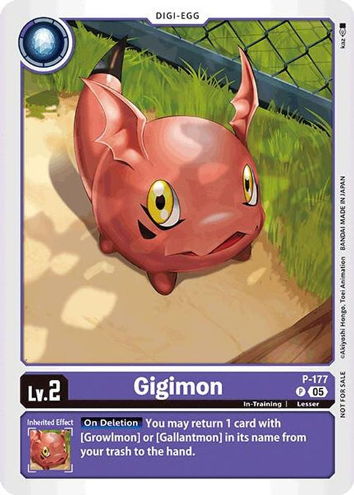 Gigimon (Store Tournament 2025 Vol.2 Participation Pack) (#P-177 P) (Digimon Promotion Cards)