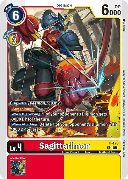 Image for Sagittarimon (Store Tournament 2025 Vol.2 Participation Pack) (P-178 P) - Digimon Card Game