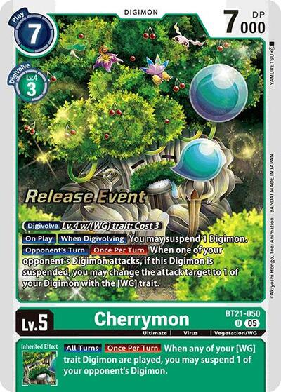Cherrymon (#BT21-050 U) (World Convergence Release Event Cards)