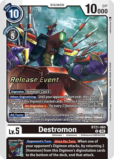 Destromon (#BT21-060 U) (World Convergence Release Event Cards)