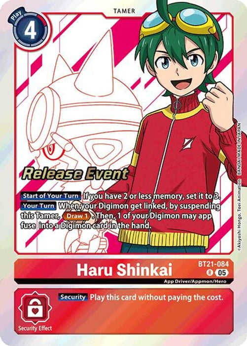 Haru Shinkai (#BT21-084 R) (World Convergence Release Event Cards) Near Mint Foil