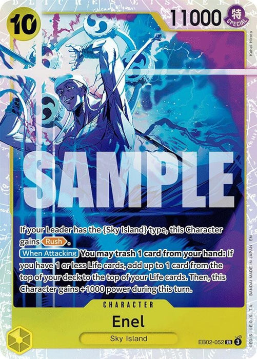 Enel (#EB02-052) (Extra Booster: Anime 25th Collection) Near Mint Foil