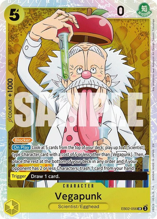 Vegapunk (#EB02-056) (Extra Booster: Anime 25th Collection) Near Mint Foil