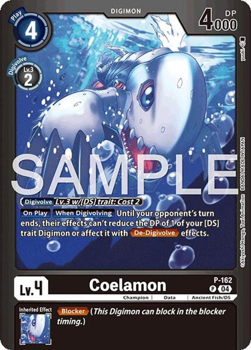 Coelamon (#P-162 P) (Limited Card Pack -Billion Bullet-) Near Mint Foil