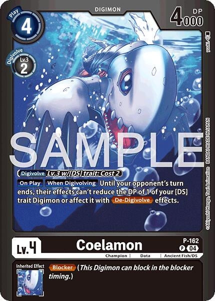 Image for Coelamon (P-162 P) (Limited Card Pack -Billion Bullet-) - Digimon Card Game