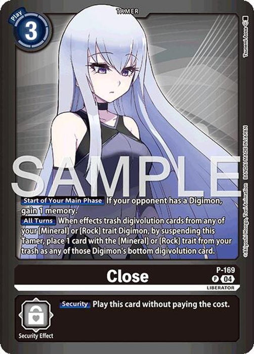 Close (#P-169 P) (Limited Card Pack -Billion Bullet-) Near Mint Foil