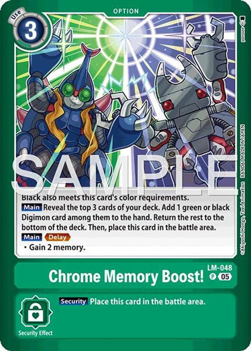 Chrome Memory Boost! (#LM-048 P) (Limited Card Pack -Billion Bullet-) Near Mint Foil