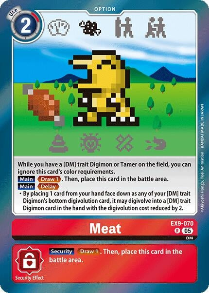Image for Meat (EX9-070 R) - Digimon Card Game