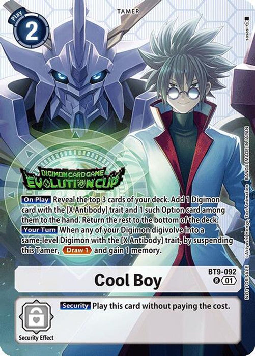Cool Boy (Evolution Cup 2025 Vol. 1) (#BT9-092 R) (X Record) Near Mint Foil