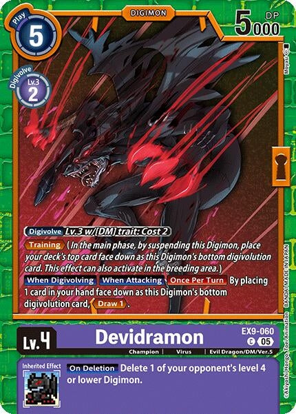 Image for Devidramon (EX9-060 C) - Digimon Card Game