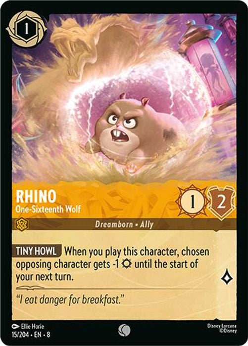 Rhino - One-Sixteenth Wolf (#15/204) (Reign of Jafar) Near Mint