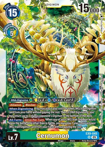 Image for Cernumon (EX9-045 SR) - Digimon Card Game