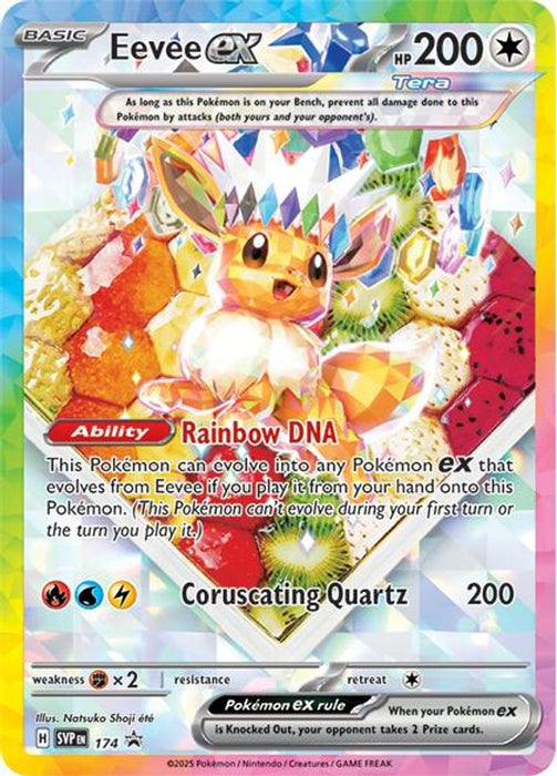 Eevee ex - 174 (#174) (SV: Scarlet & Violet Promo Cards) Near Mint Holofoil