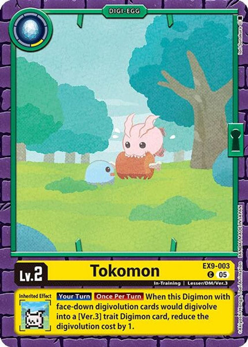 Tokomon (#EX9-003 C) (Versus Monsters) Near Mint