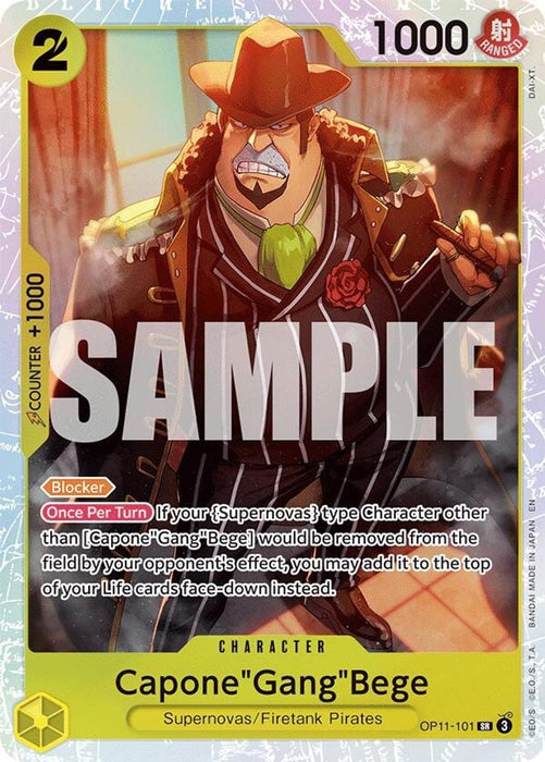 CaponeGangBege 101 (#OP11-101) (A Fist of Divine Speed) Near Mint Foil