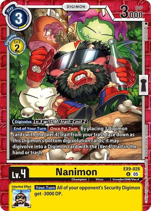 Nanimon (#EX9-028 U) (Versus Monsters) Near Mint